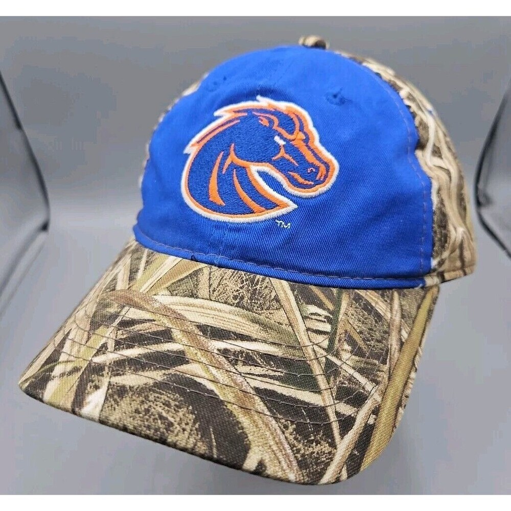 NCAA Boise State Broncos Adjuatable Hat Cap Adult blue Camouflage BSU idaho